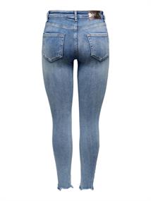 ONLBLUSH MID SK AN DETROY HEM REA213 light blue denim