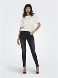 ONLBLUSH MID SK ANK RW DNM REA1099 NOOS black denim