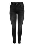 ONLBLUSH MID SK ANK RW DNM REA1099 NOOS black denim