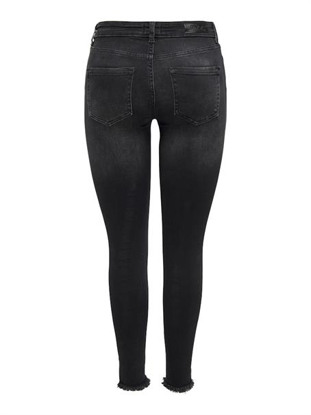 ONLBLUSH MID SK ANK RW DNM REA1099 NOOS black denim