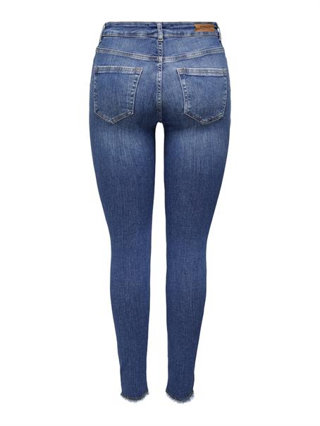 ONLBLUSH MID SK ANK RW DNM REA1319 NOOS medium blue denim
