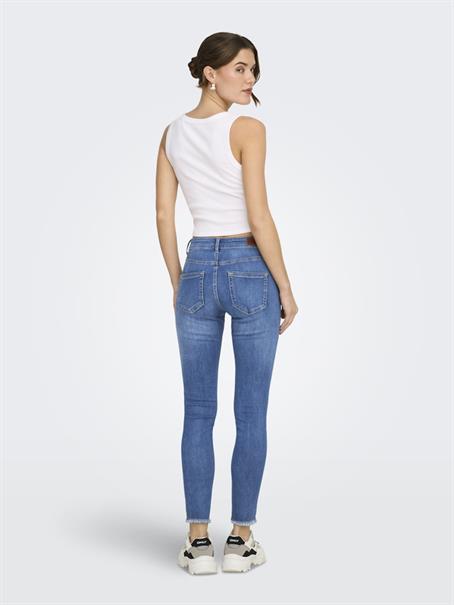 ONLBLUSH MID SK ANK RW DNM REA1319 NOOS medium blue denim