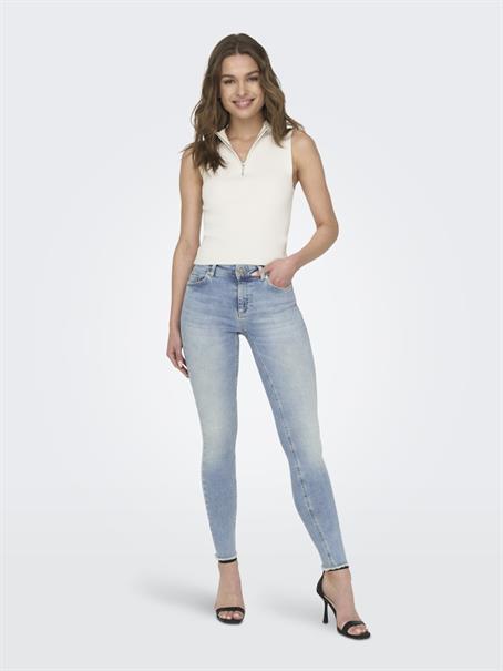 ONLBLUSH MID SK ANK RW DNM REA306 NOOS light blue denim