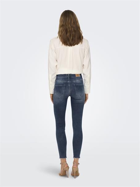ONLBLUSH MID SK ANK RW DNM REA422 NOOS special blue grey denim