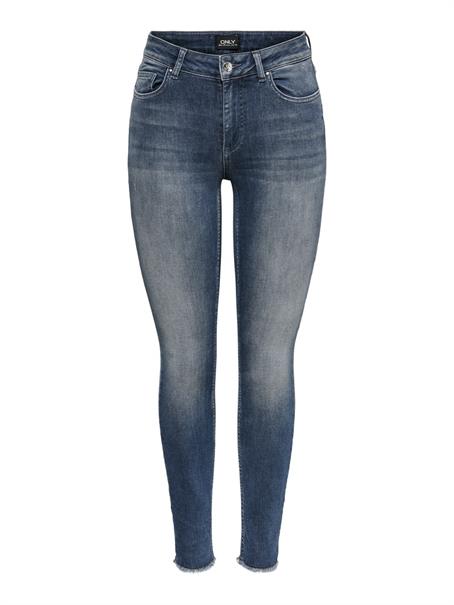 ONLBLUSH MID SK ANK RW DNM REA422 NOOS special blue grey denim