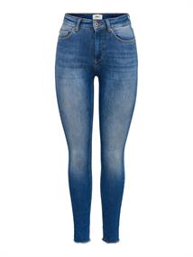 ONLBLUSH MID SK ANK RW REA403 NOOS medium blue denim