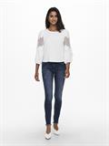ONLBLUSH MID SK ANK RW REA811 NOOS dark blue denim
