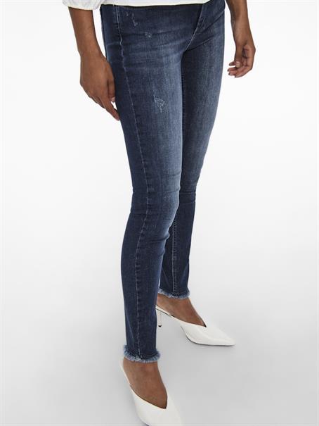 ONLBLUSH MID SK ANK RW REA811 NOOS dark blue denim