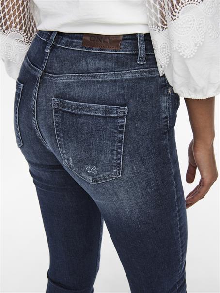 ONLBLUSH MID SK ANK RW REA811 NOOS dark blue denim