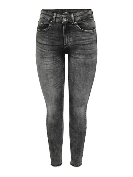 ONLBLUSH MID SK ANKLE RW DNM DOT227 NOOS dark grey denim