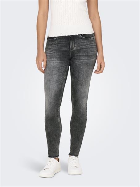 ONLBLUSH MID SK ANKLE RW DNM DOT227 NOOS dark grey denim