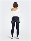 ONLBLUSH MID SK ANKLE RW DNM DOT245 NOOS dark blue denim