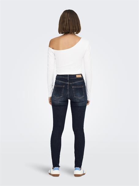 ONLBLUSH MID SK ANKLE RW DNM DOT245 NOOS dark blue denim