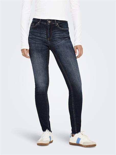ONLBLUSH MID SK ANKLE RW DNM DOT245 NOOS dark blue denim