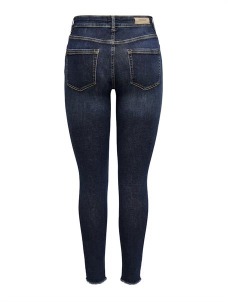 ONLBLUSH MID SK ANKLE RW DNM DOT245 NOOS dark blue denim