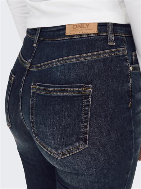 ONLBLUSH MID SK ANKLE RW DNM DOT245 NOOS dark blue denim