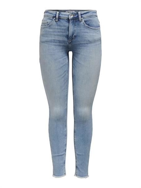 ONLBLUSH MID SKIN ANK RW DNM CRO349 NOOS light medium blue denim
