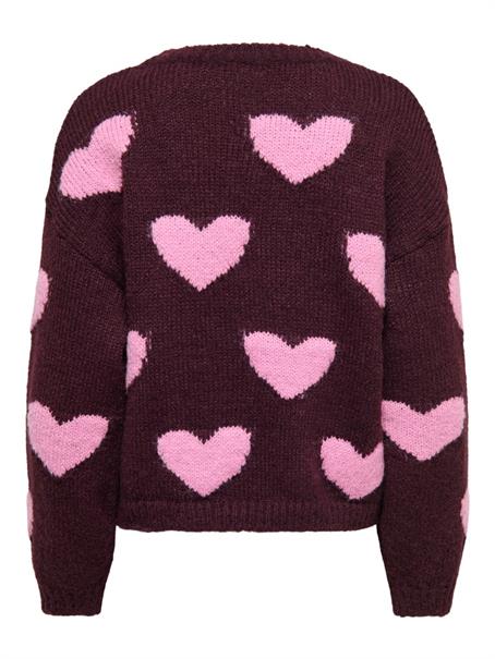 ONLBOOTLE LS FLOWER O-NECK KNT fig