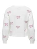 ONLBORA LS PATTERN PULLOVER CS KNT cloud dancer