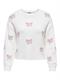 ONLBORA LS PATTERN PULLOVER CS KNT cloud dancer