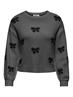 ONLBORA LS PATTERN PULLOVER CS KNT medium grey melange