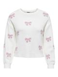 ONLBORA LS PATTERN PULLOVER EX KNT cloud dancer