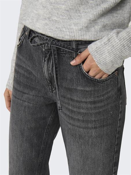 ONLBREE LOW GREY STRAIGHT DNM DOT grey denim