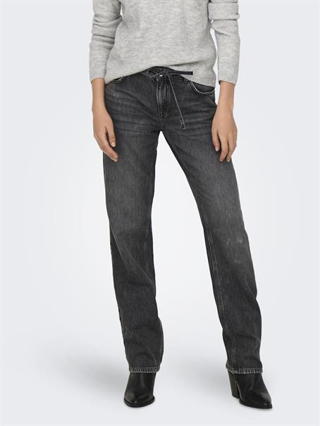 ONLBREE LOW GREY STRAIGHT DNM DOT grey denim
