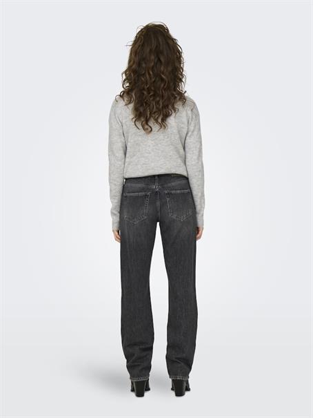 ONLBREE LOW GREY STRAIGHT DNM DOT grey denim