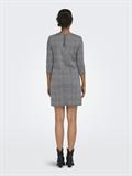 ONLBRILLIANT 3/4 CHECK DRESS JRS black 11