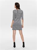 ONLBRILLIANT 3/4 CHECK DRESS JRS black 11