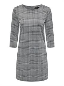 ONLBRILLIANT 3/4 CHECK DRESS JRS black 11