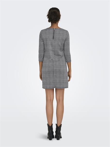 ONLBRILLIANT 3/4 CHECK DRESS JRS black 11
