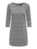 ONLBRILLIANT 3/4 CHECK DRESS JRS black 11