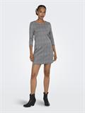 ONLBRILLIANT 3/4 CHECK DRESS JRS black