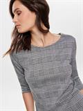 ONLBRILLIANT 3/4 CHECK DRESS JRS black