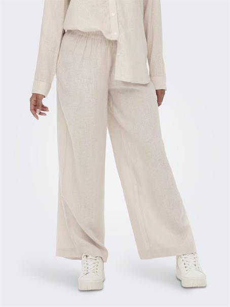 ONLBRUXELLES HW LINEN BLEN PANT PNT NOOS moonbeam