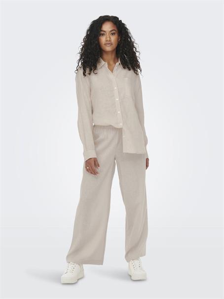 ONLBRUXELLES HW LINEN BLEN PANT PNT NOOS moonbeam