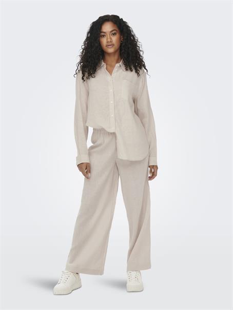 ONLBRUXELLES L/S LIN BL SHIRT PNT NOOS moonbeam