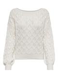 ONLBRYNN LIFE STRUCTURE L/S PUL KNT NOOS cloud dancer