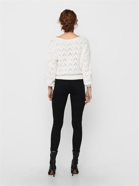 ONLBRYNN LIFE STRUCTURE L/S PUL KNT NOOS cloud dancer