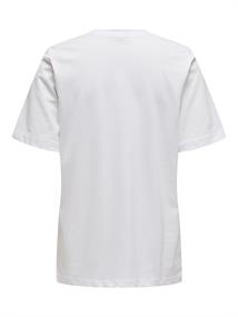 ONLBURST LIFE S/S POPCORN TOP BOX JRS bright white