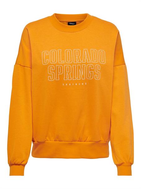 ONLCALLIE L/S O-NECK BOX SWT apricot