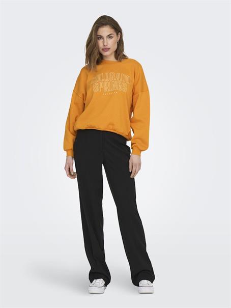 ONLCALLIE L/S O-NECK BOX SWT apricot