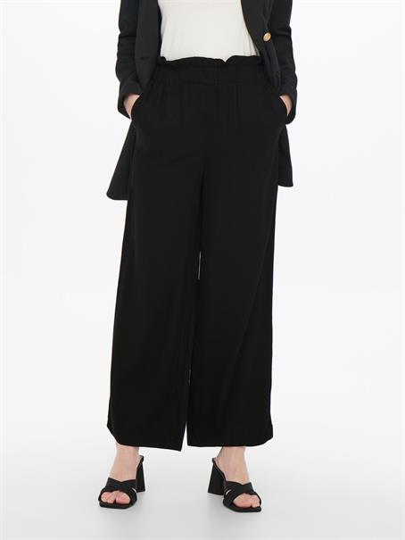 ONLCALY LIFE HW PB WIDE CROP PNT black
