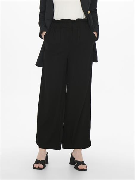 ONLCALY LIFE HW PB WIDE CROP PNT black