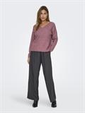 ONLCAMILLA V-NECK L/S PULLOVER KNT NOOS crushed berry