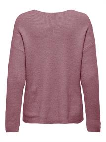 ONLCAMILLA V-NECK L/S PULLOVER KNT NOOS crushed berry