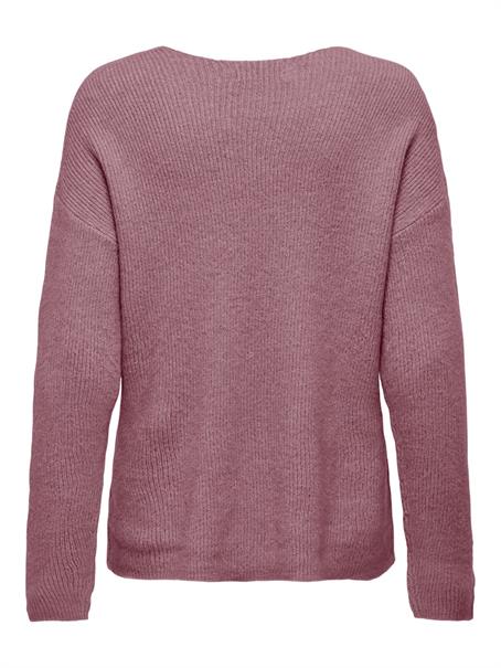 ONLCAMILLA V-NECK L/S PULLOVER KNT NOOS crushed berry