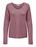 ONLCAMILLA V-NECK L/S PULLOVER KNT NOOS crushed berry